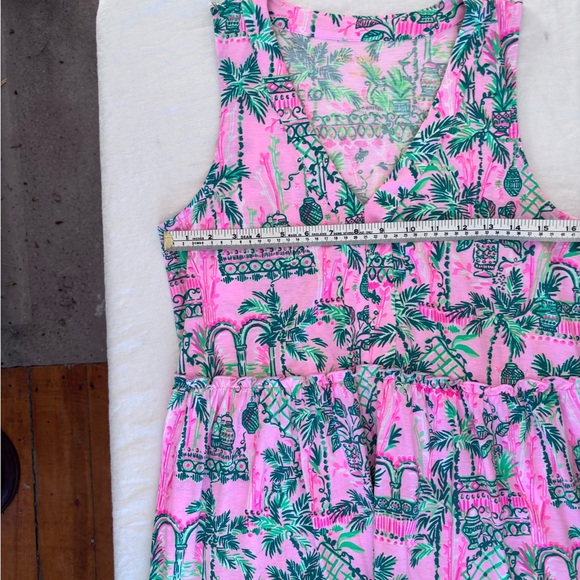 Lily Pulitzer Lorina Tiered Swing Dress in Mandevilla Baby Always Worth it Print - Picture 7 of 11